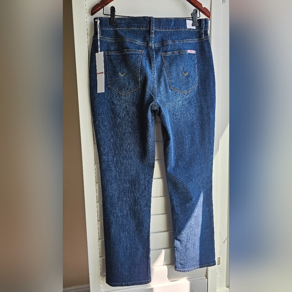 Hudson Blair Classic Dark Blue Denim Jeans Cotton Straight Leg High Rise size 29 - Picture 8 of 8